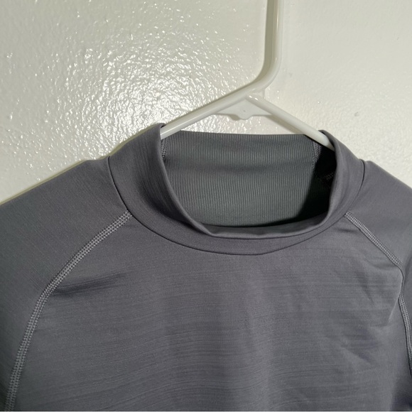 Nike Pro Dri-FIT Mock Collar Training T-Shirt Iron Grey M - Picture 5 of 12